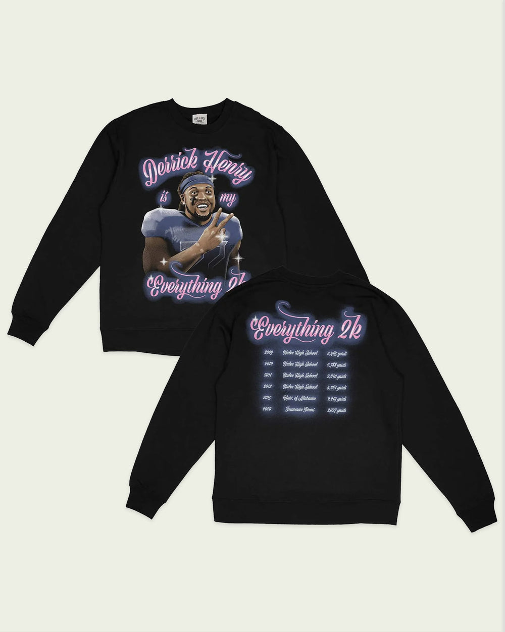Derrick Henry Airbrush Crewneck Fleece