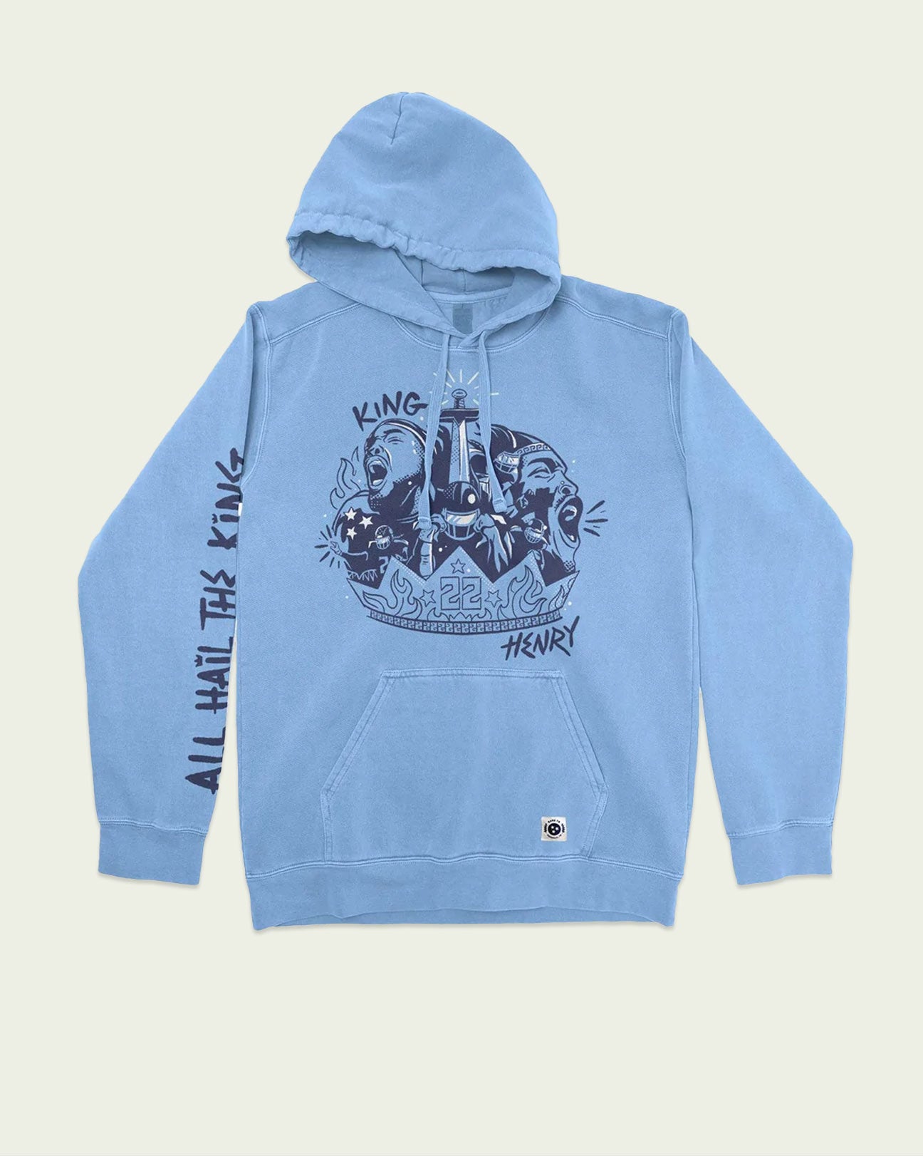 Crown Him Pigment-Dyed Hoodie