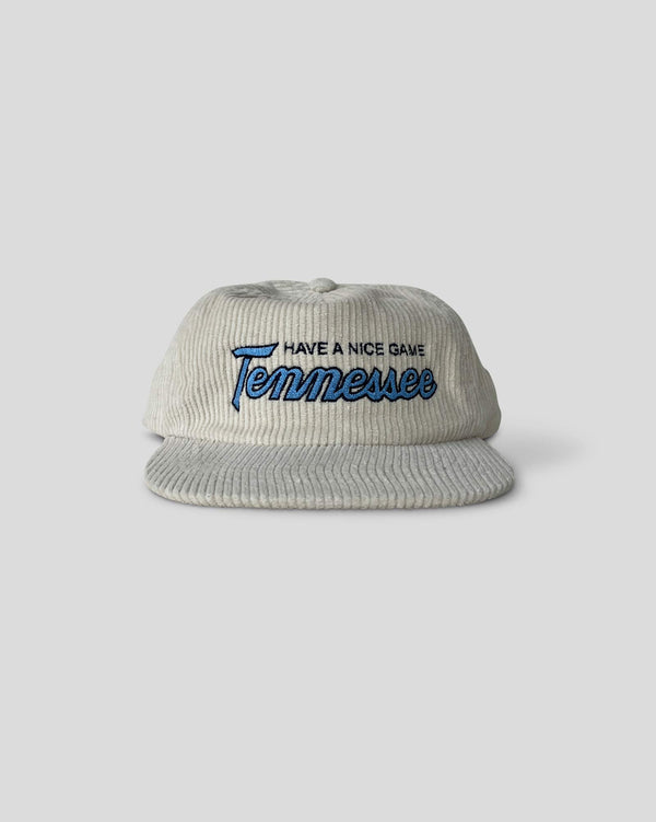 Have A Nice Game® Tennessee Corduroy Snapback Hat — Bone
