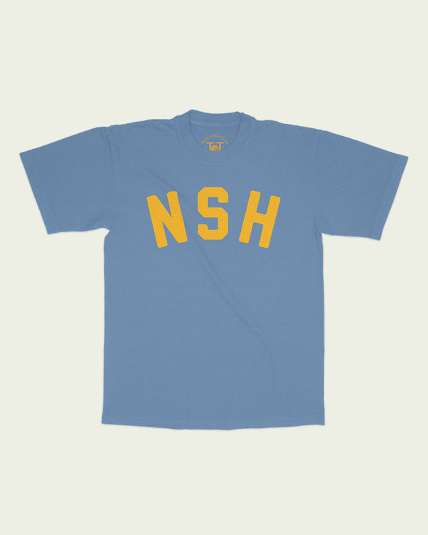 Vintage NSH Tee — Light Blue