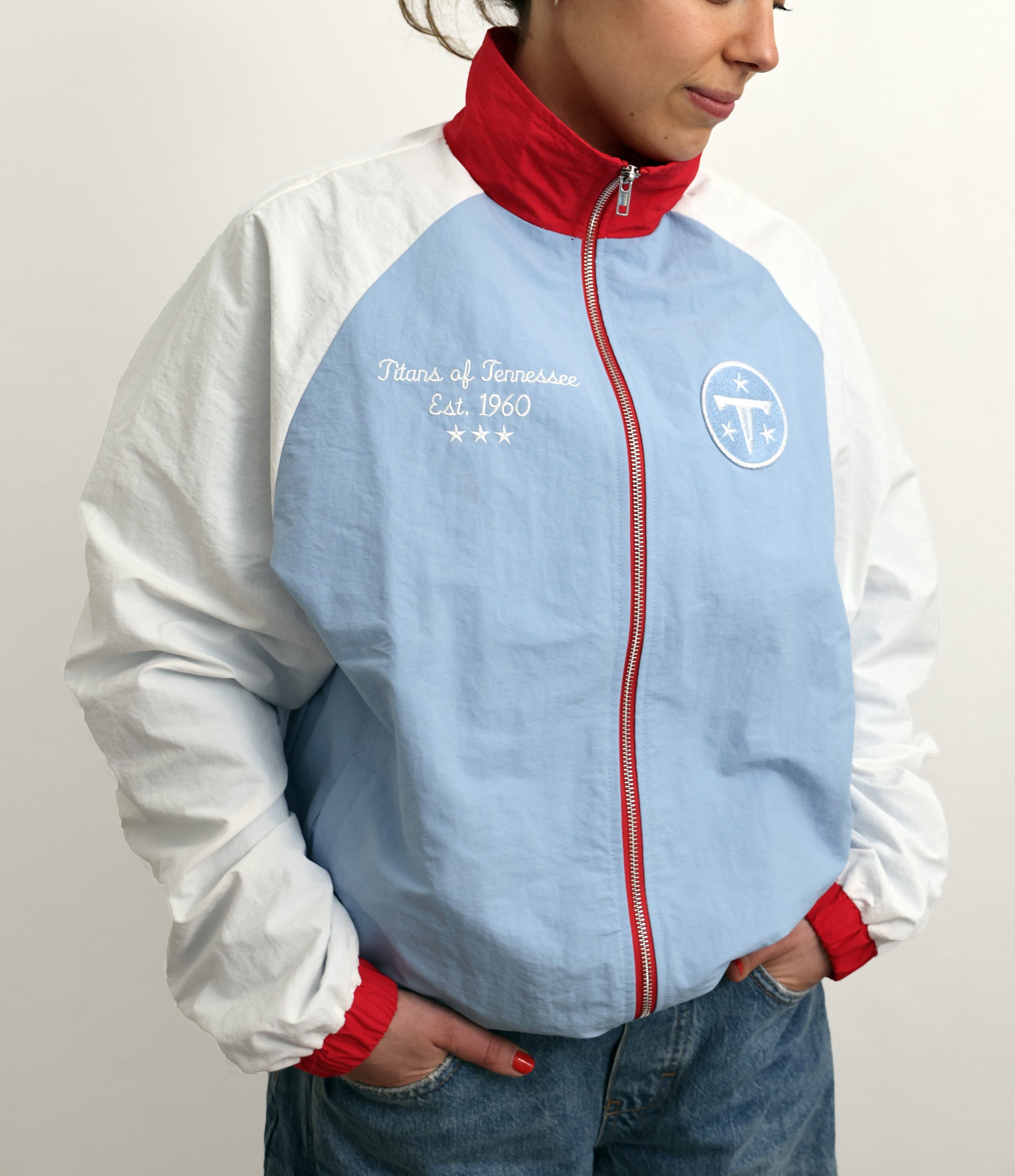 Tennessee Titans Colorblock Track Jacket – HANG™ | Have A Nice Game®