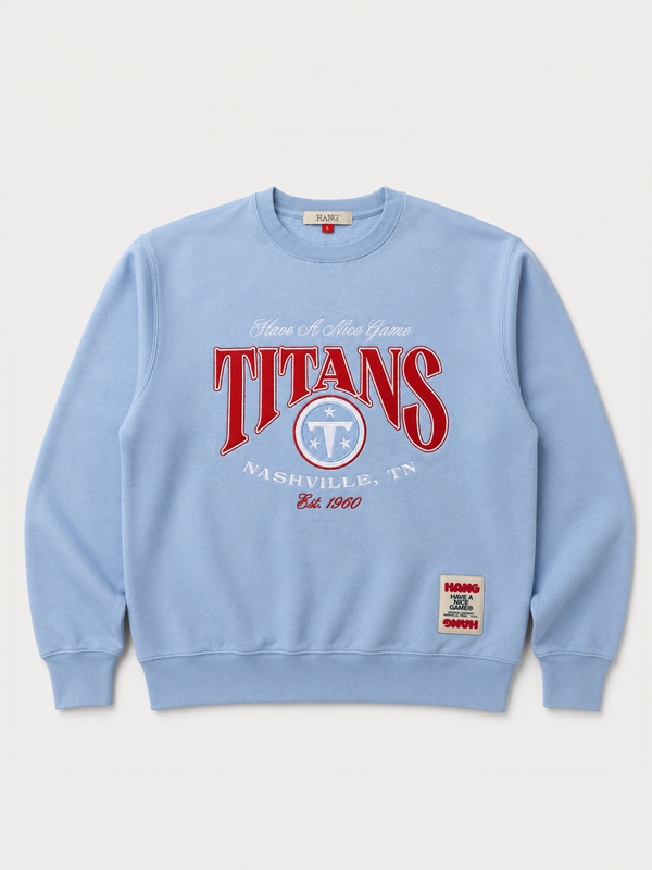 HANG x Tennessee Titans Heritage Fleece Crewneck
