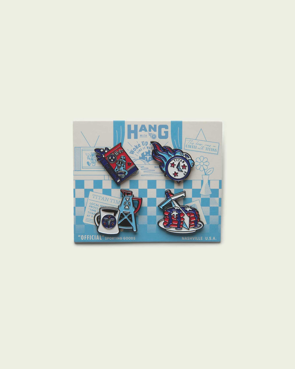 The Breakfast of Champions Enamel Pin Set