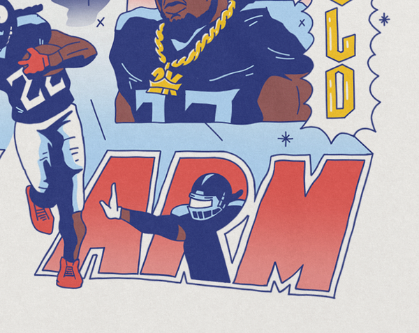 King of the Stiff Arm Derrick Henry Tee