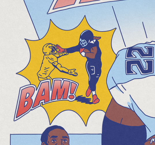 King of the Stiff Arm Derrick Henry Tee