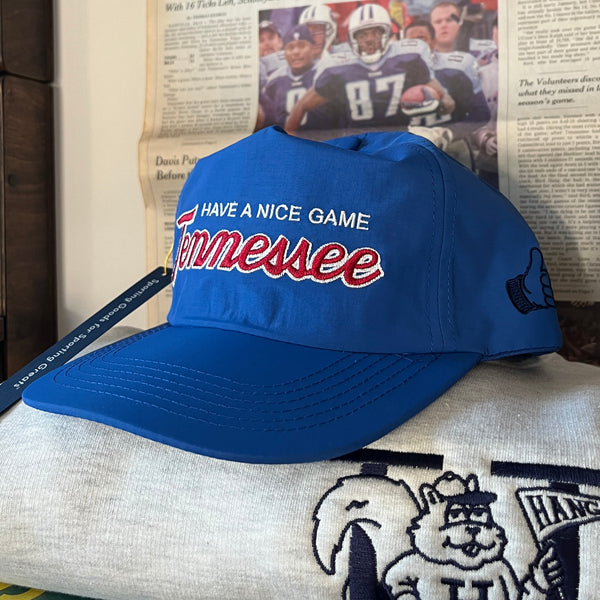 Have A Nice Game® Tennessee Nylon Snapback Hat — Cobalt