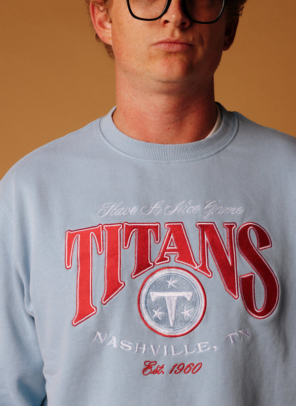 HANG x Tennessee Titans Heritage Fleece Crewneck
