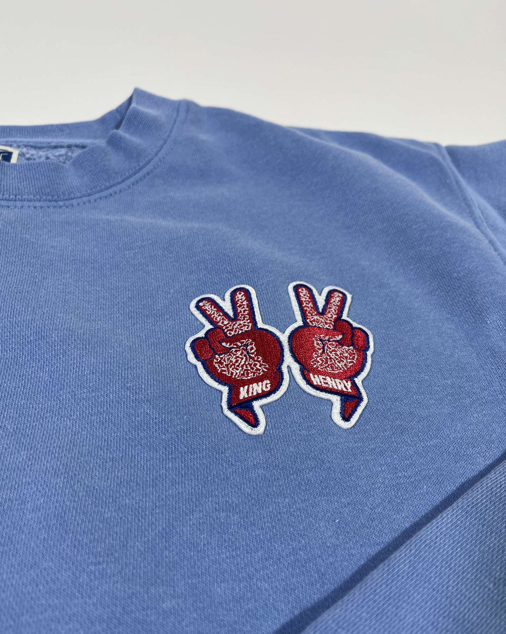 King Henry ✌️✌️ Patch Crewneck