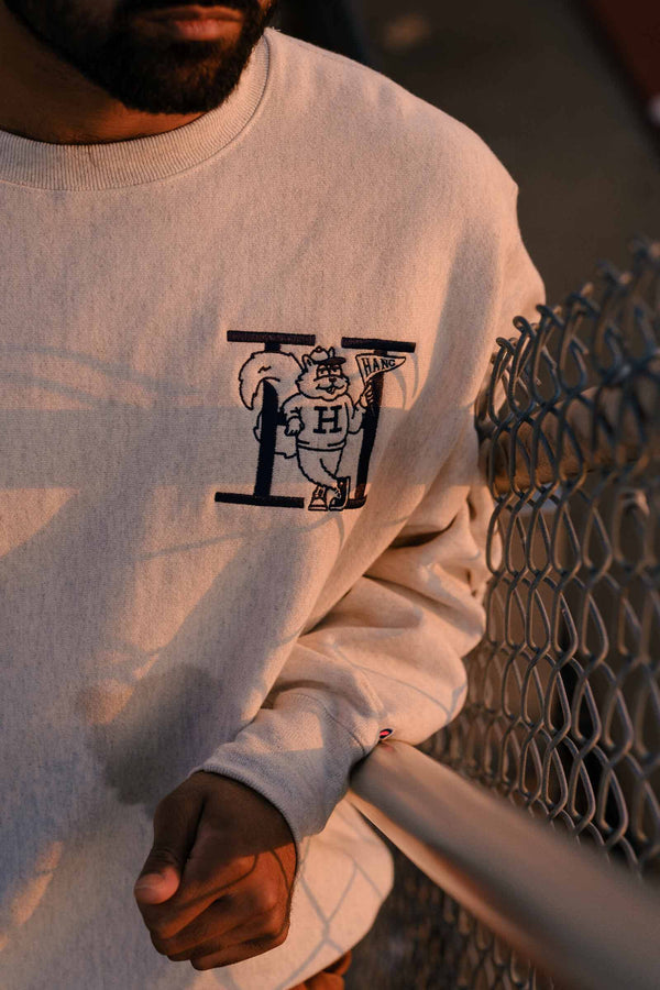 HANG™ Letterman feat. Tailz Heavyweight Crewneck Fleece