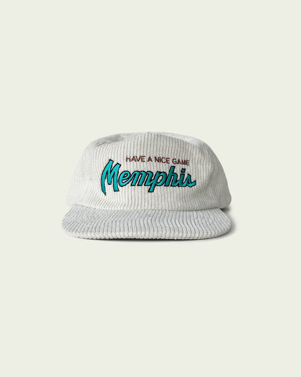 Have A Nice Game® Memphis Corduroy Snapback Hat — Bone