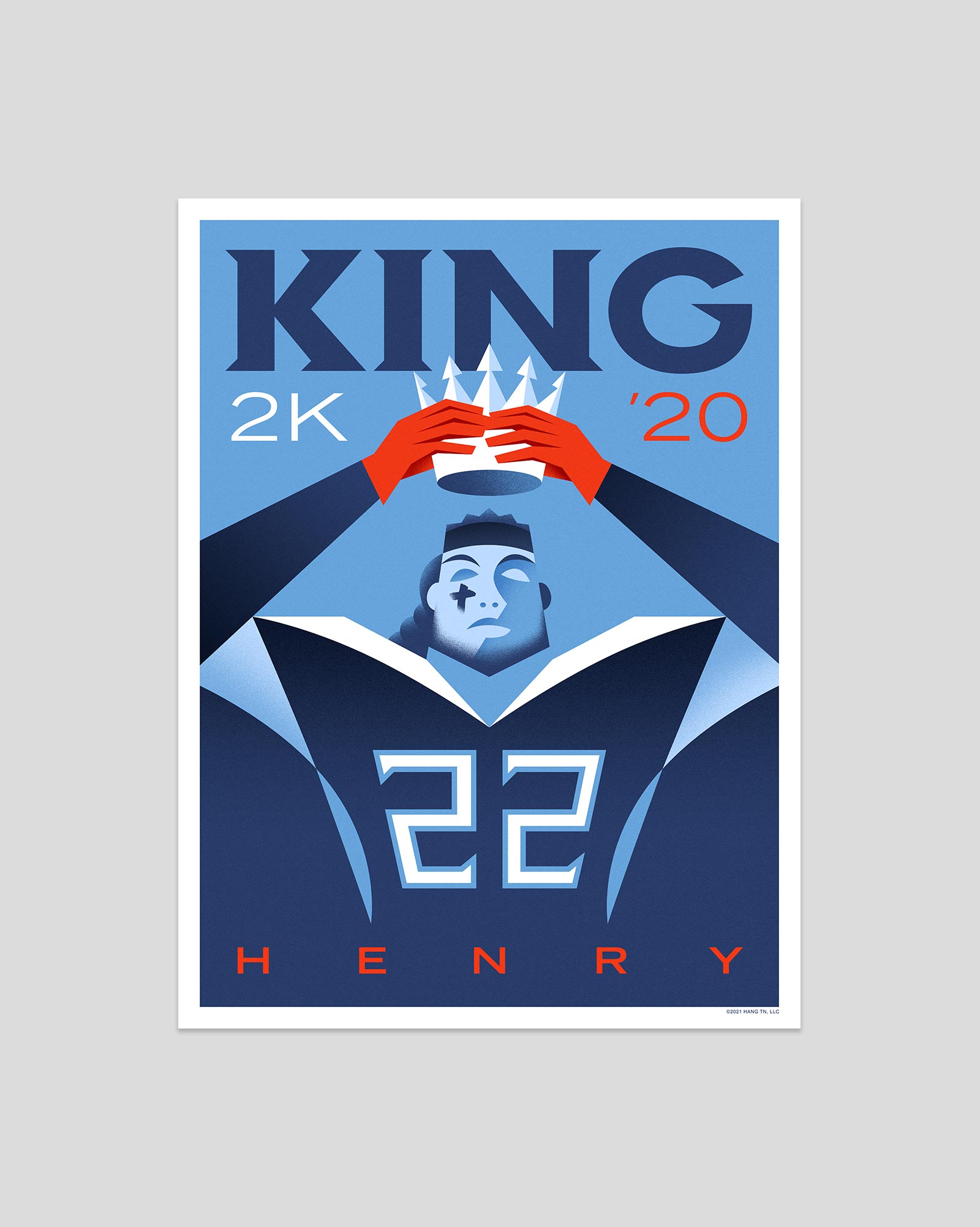 King 2K Derrick Henry Poster
