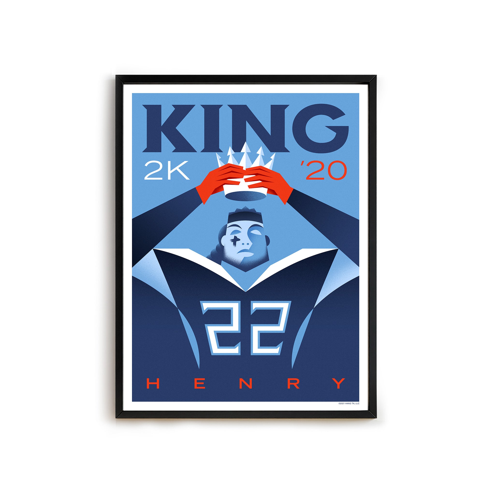 King 2K Derrick Henry Poster